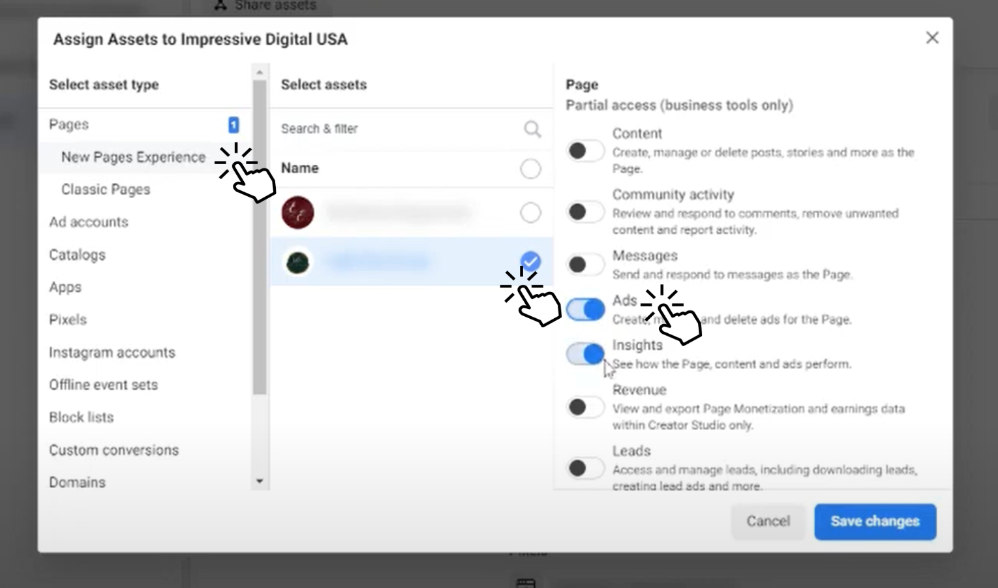 How to Grant Access to Your Meta Account